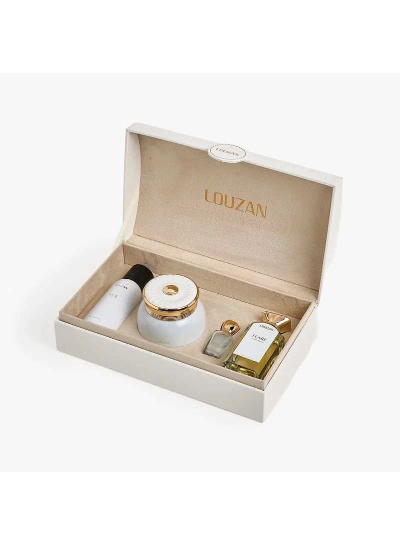 LOUZAN LUZ Glow Collection Luxury Perfume Gift Set – Premium Fragrance for Women & Men